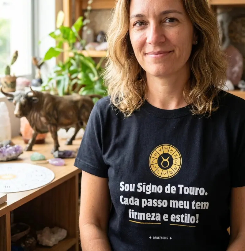 Sou Signo de Touro. Cada passo meu tem firmeza e estilo