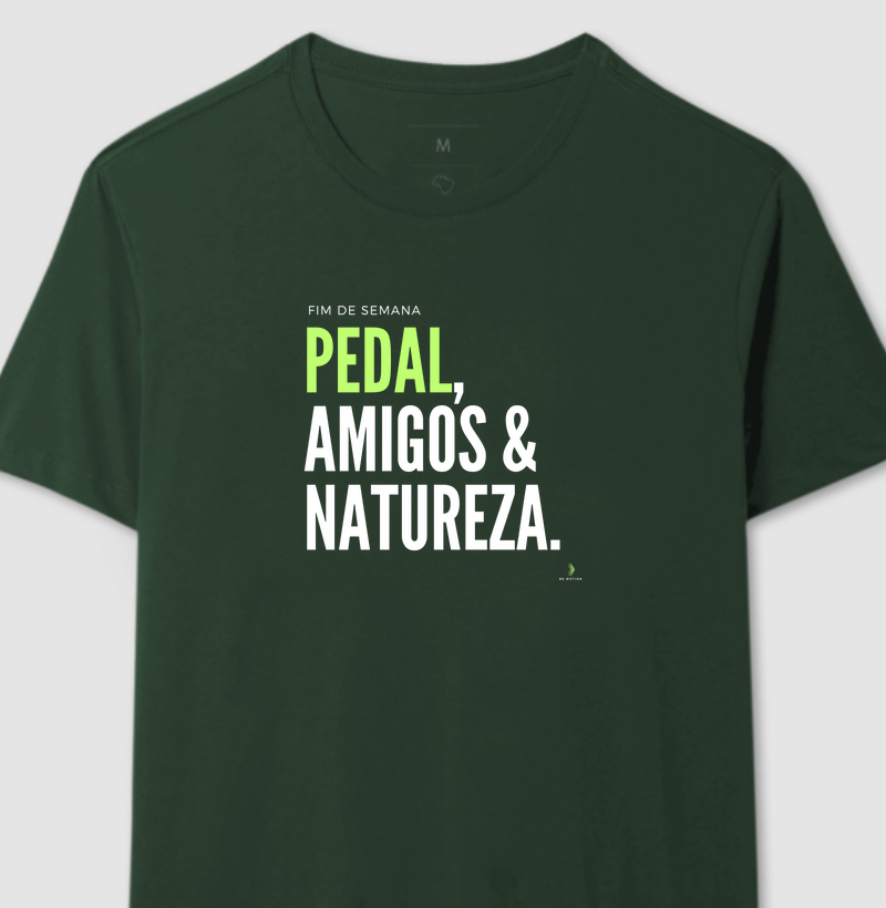 Pedal, amigos e natureza
