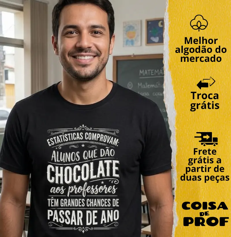 Camiseta Estatísticas Comprovam