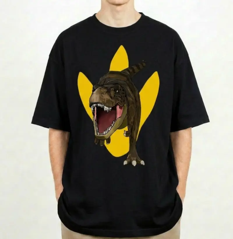 Camiseta Dinossauro Oversized T-rex Algodão Premium Dinoloco