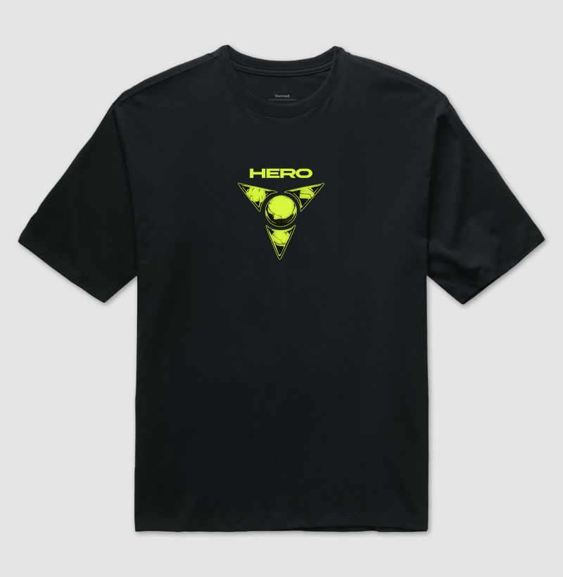 Camiseta Hero Oversized - Logo