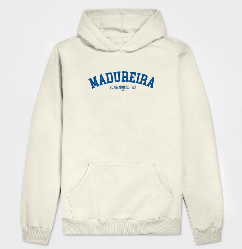 Madureira - Azul e Branco - Hoodie Moletom