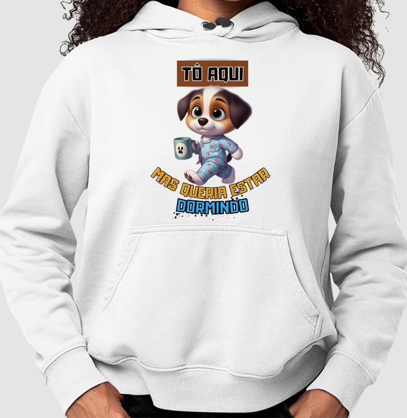 Cachorrinho - Tô aqui, mas queria estar dormindo