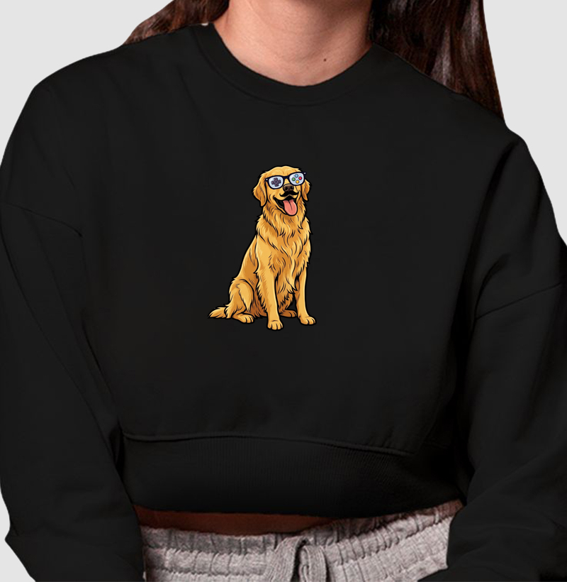 Cropped Moletom GoldenGeek