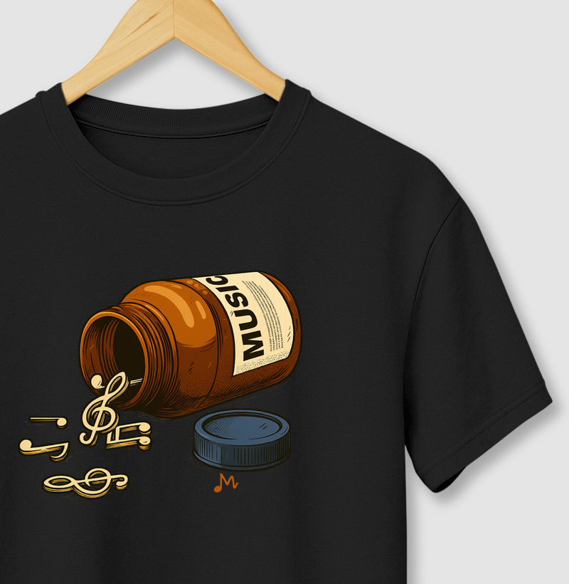 "Music is My Therapy" - "A Música é Meu Remédio"