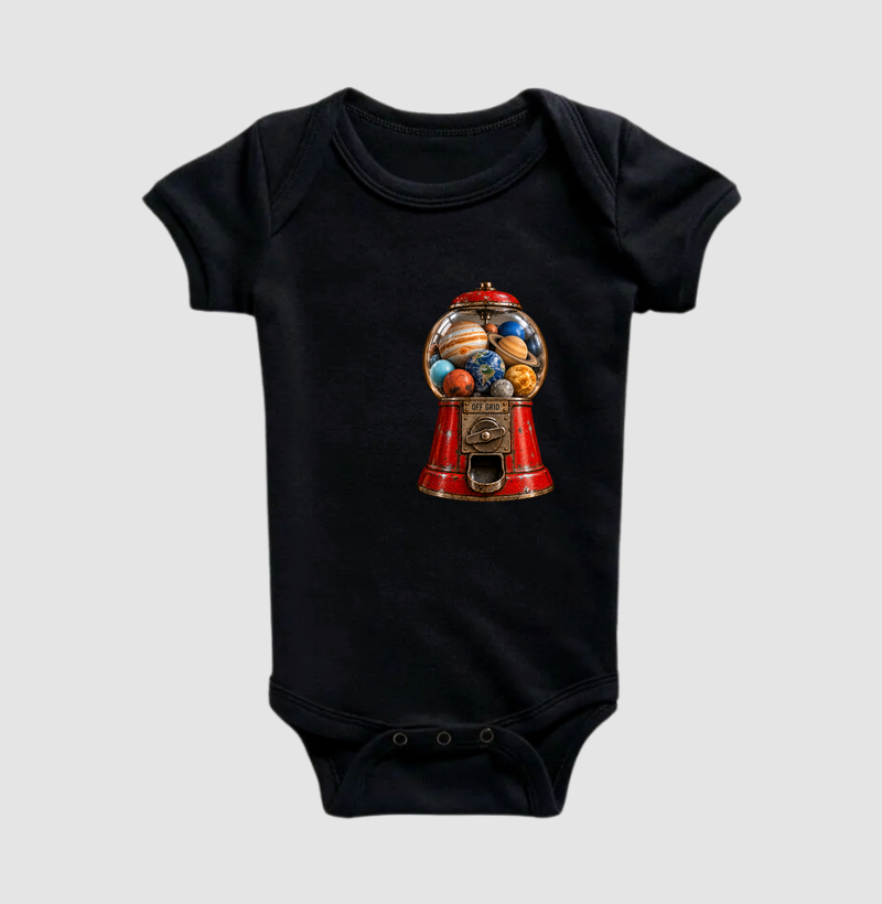 Máquina de "Chiclete" - Body Infantil