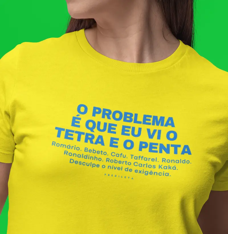 O problema é que eu vi o tetra e o penta (lista de craques)