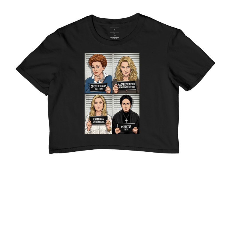 Camiseta As Vilãs das Novelas: As Donas da Maldade | Coleção Ô Bicha