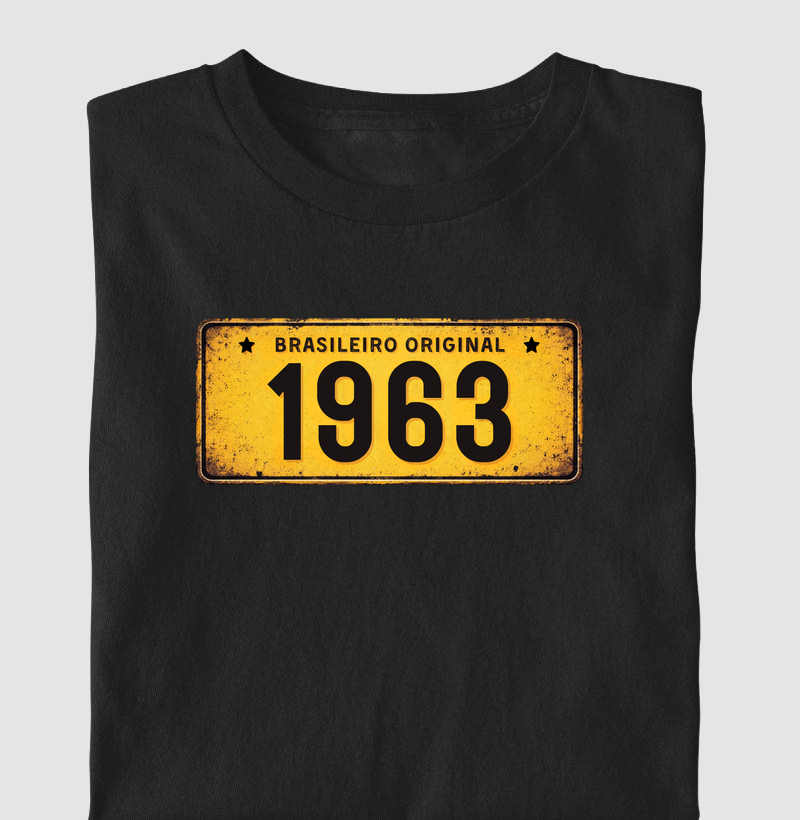 PLACA ANTIGA 1963