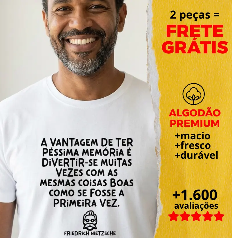 Camiseta Frase de Friedrich Nietzsche