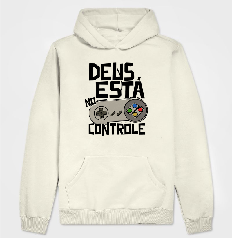 Hoodie Moletom Deus está no Controle Clássico - Hoodie Moletom
