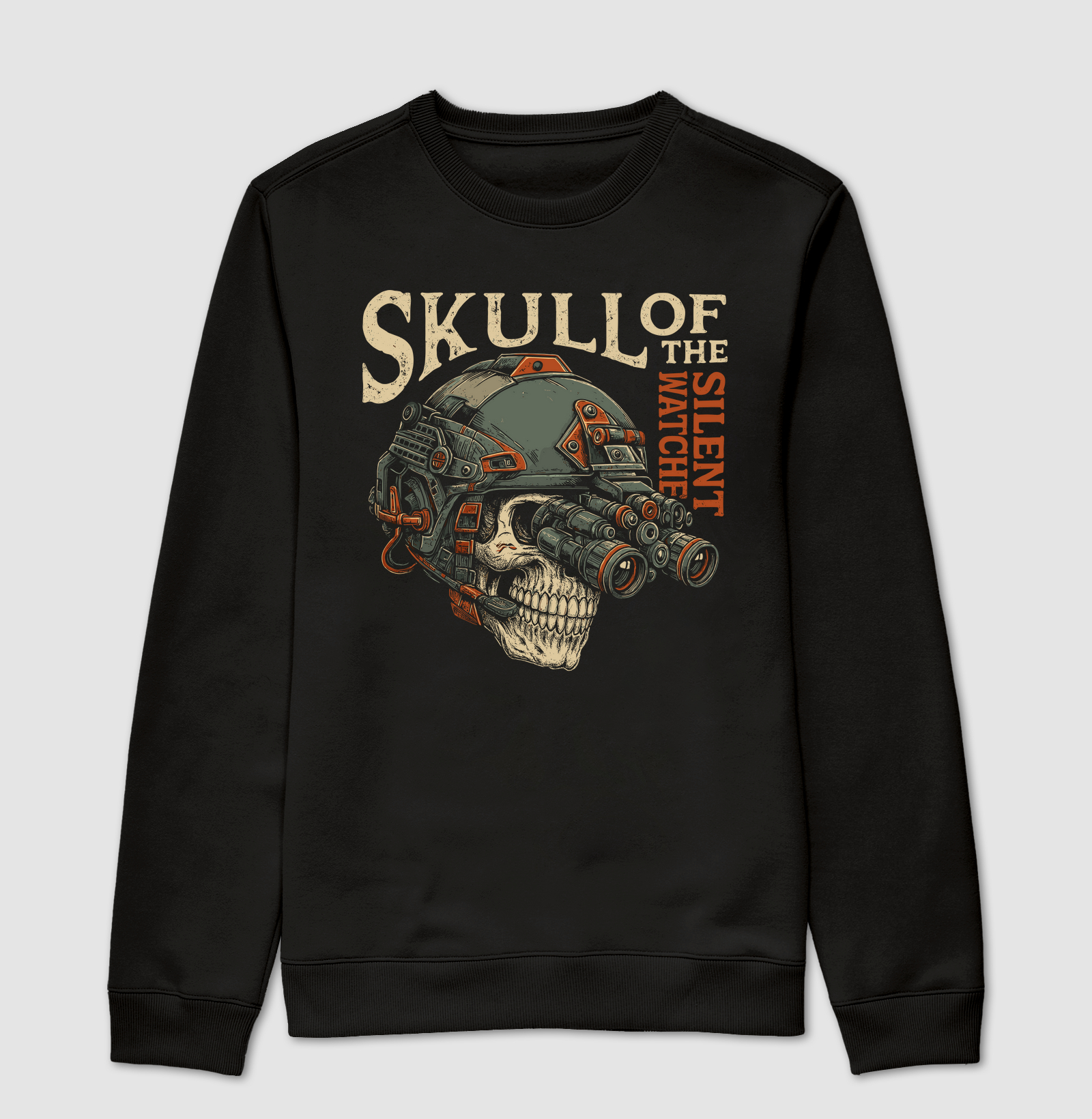 Camiseta Militar Skull Silent Magnata556
