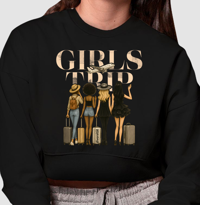 Gi Alkmin - Coleção TPM - Cropped Moletom 