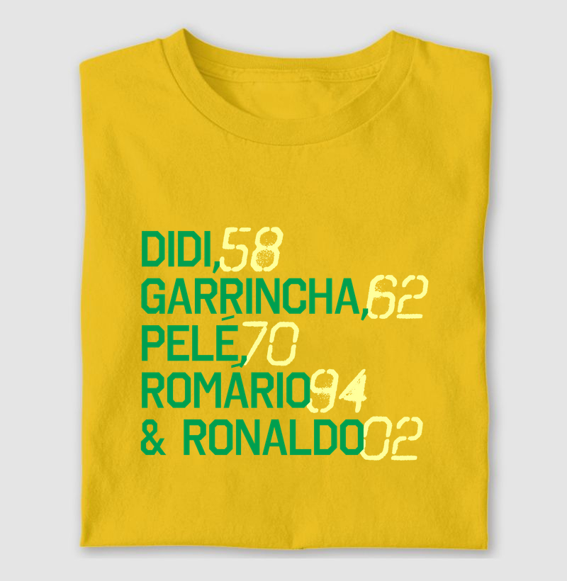 Didi, Garrincha, Pelé, Romário & Ronaldo