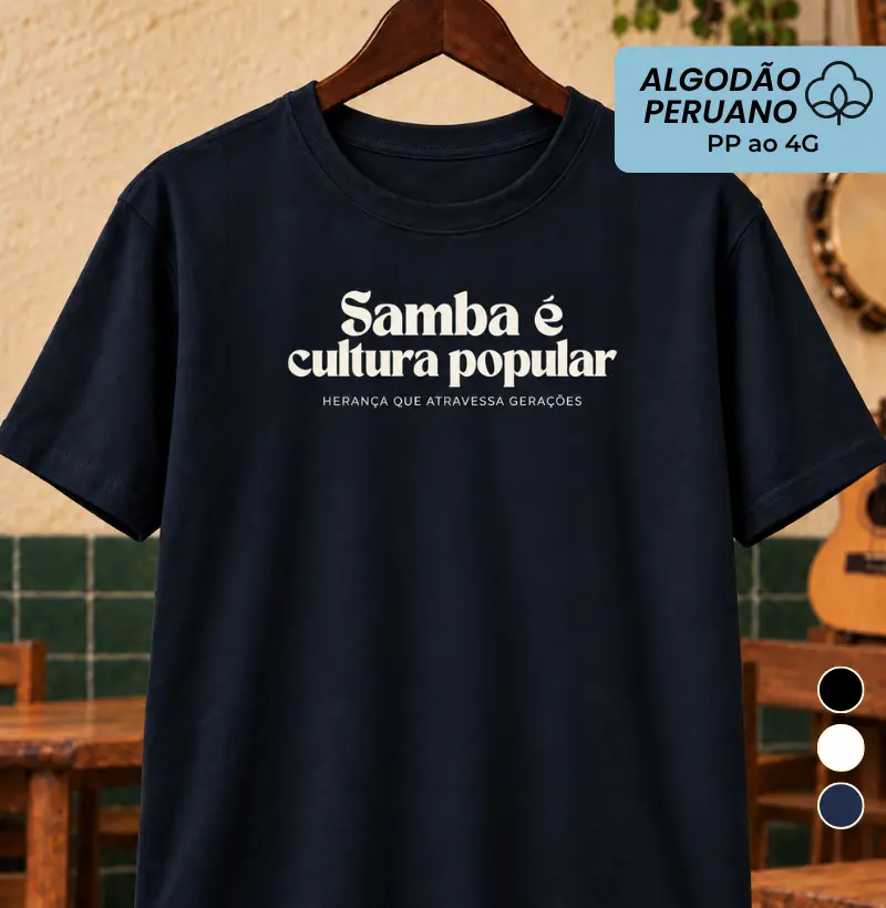 Samba é cultura popular