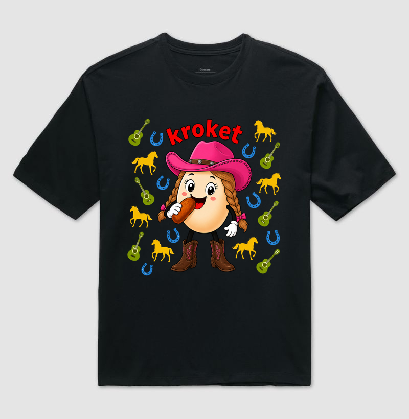 Egg Kroket - Sertanejo - Camiseta Oversized