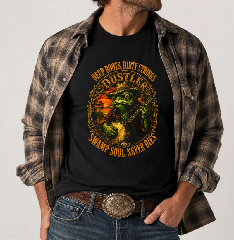 Camiseta Blue Grass Swamp Soul