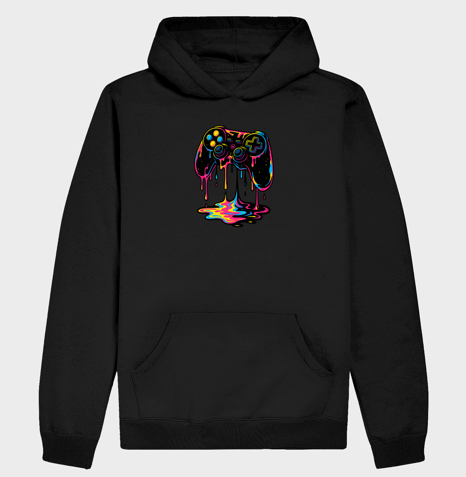 Camiseta Gamer Neon – Controle Derretido, Estética Psicodélica e Drip Insano | ManaMoney