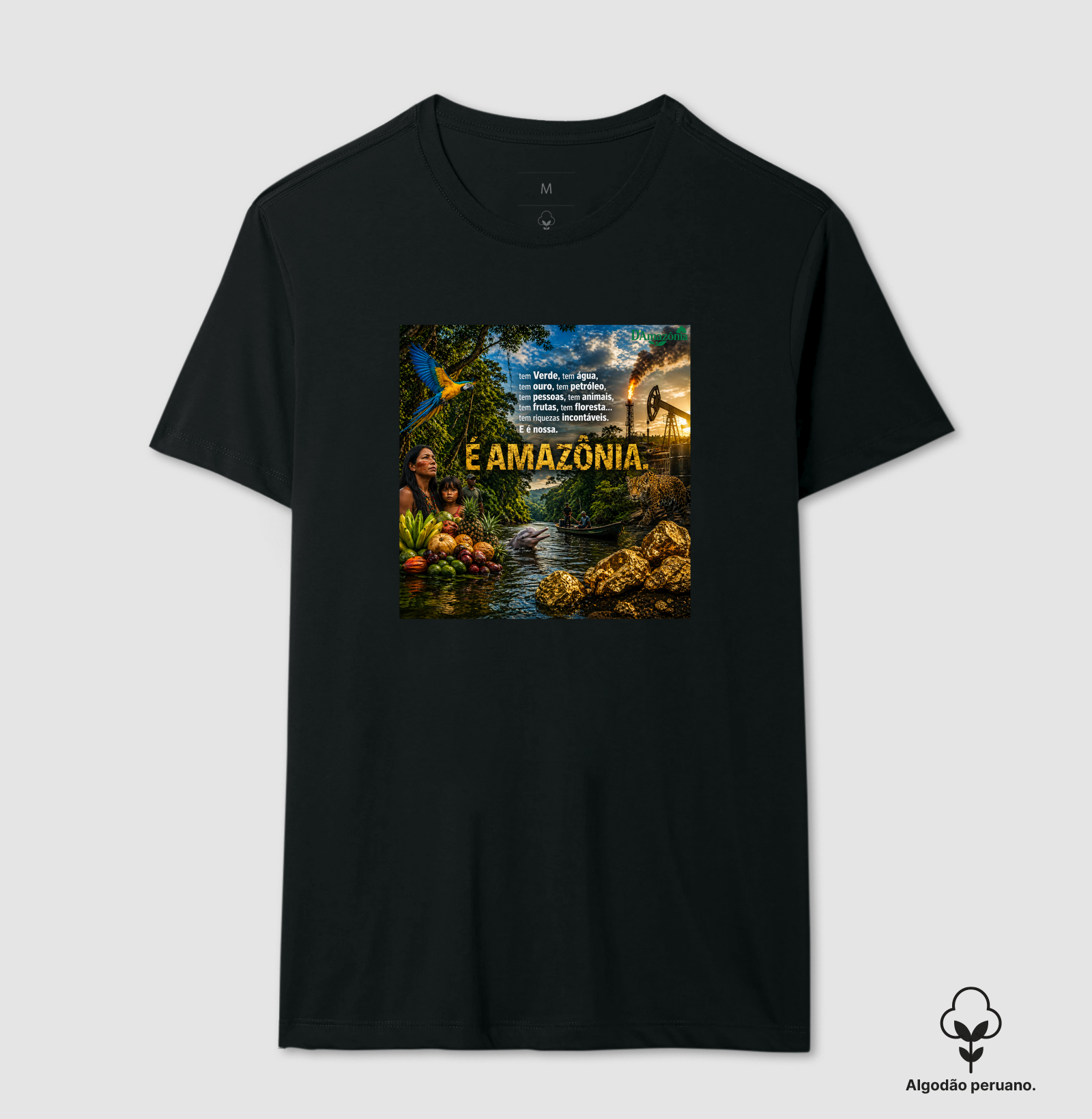Levo a Amazônia no peito 