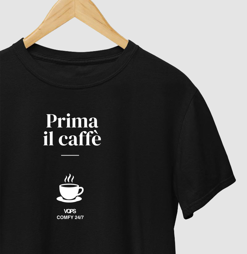 "Primeiro o café"