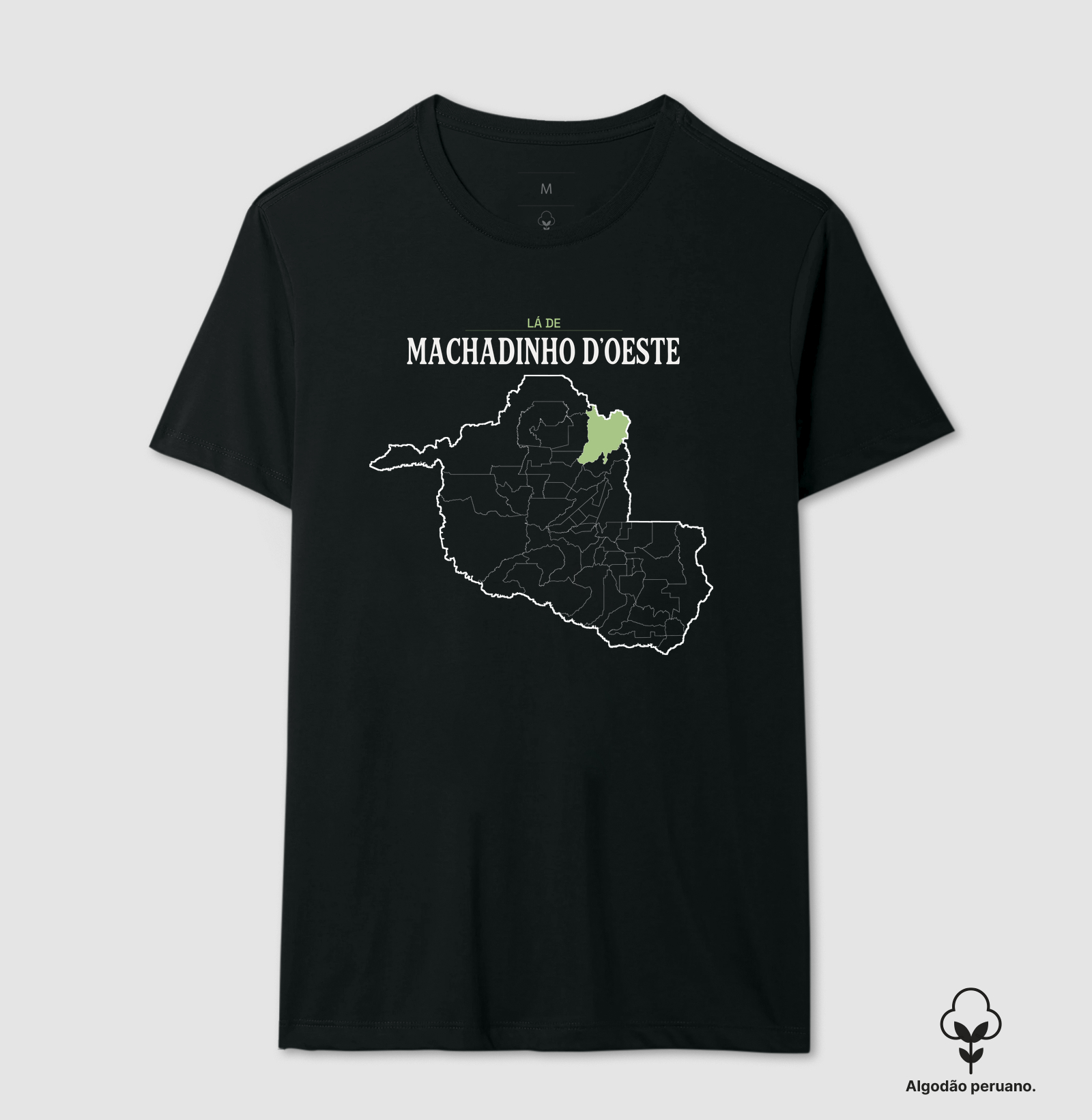 Machadinho D'Oeste | Território RO - Camiseta Algodão Peruano