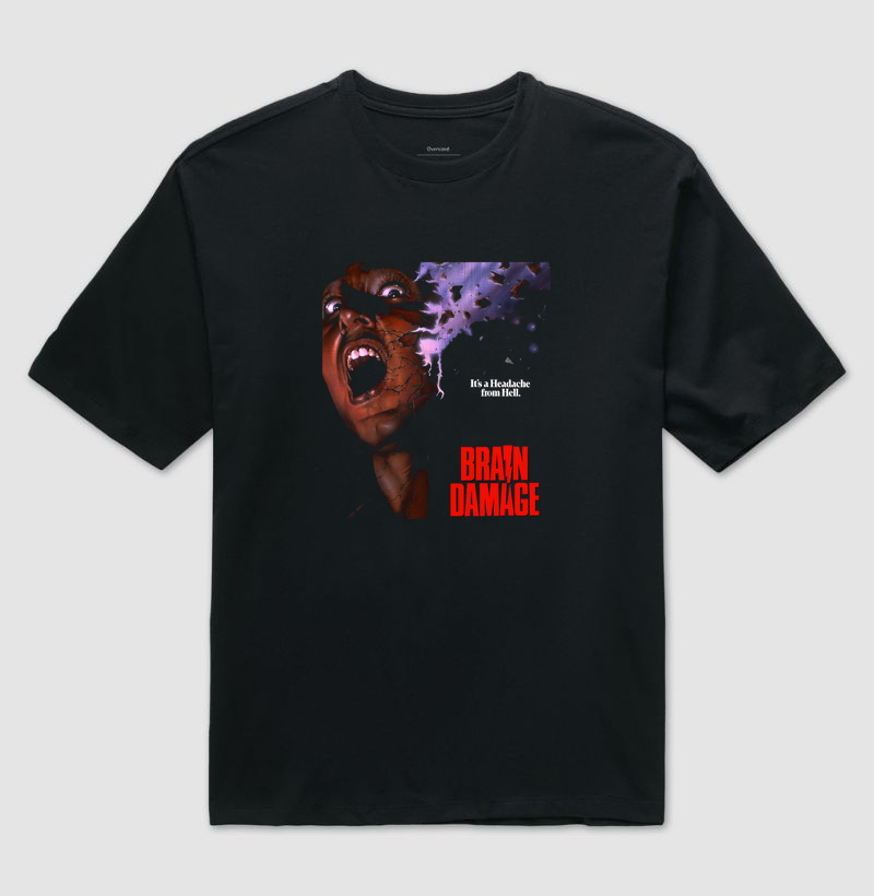 Camiseta Oversized Brain Damage 1988