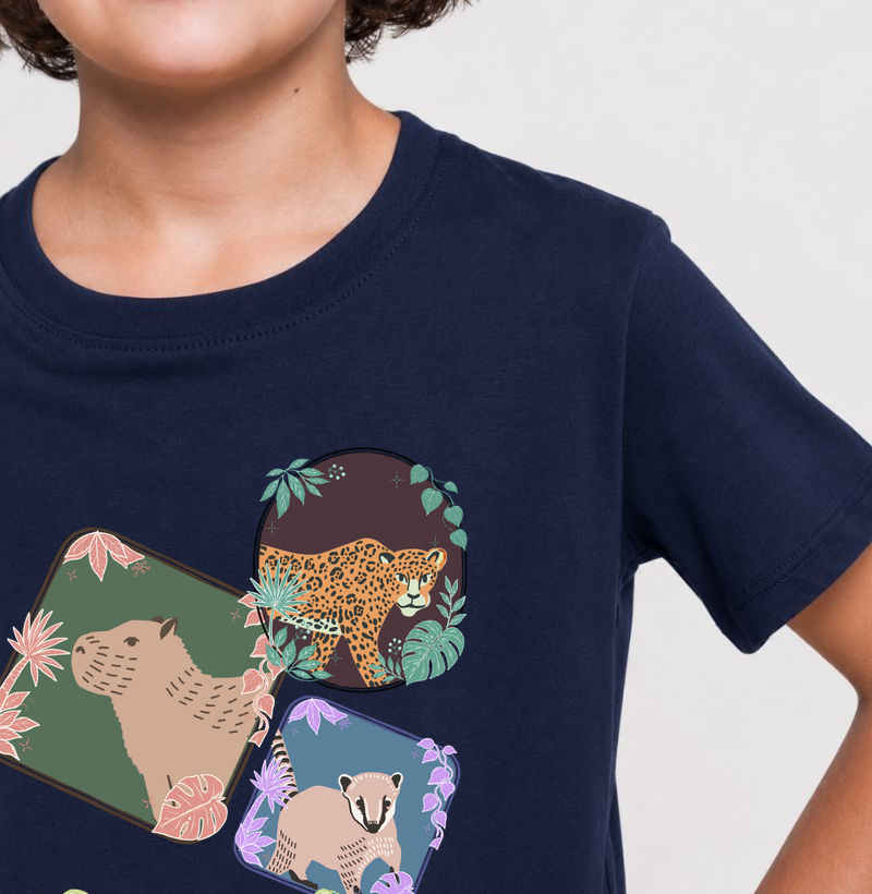 GUARDIÕES DA FLORESTA - Coleção Kids - Camiseta Infantil