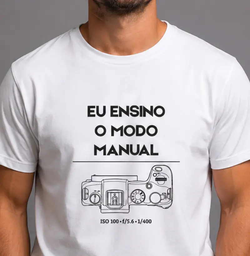 Eu ensino o modo manual
