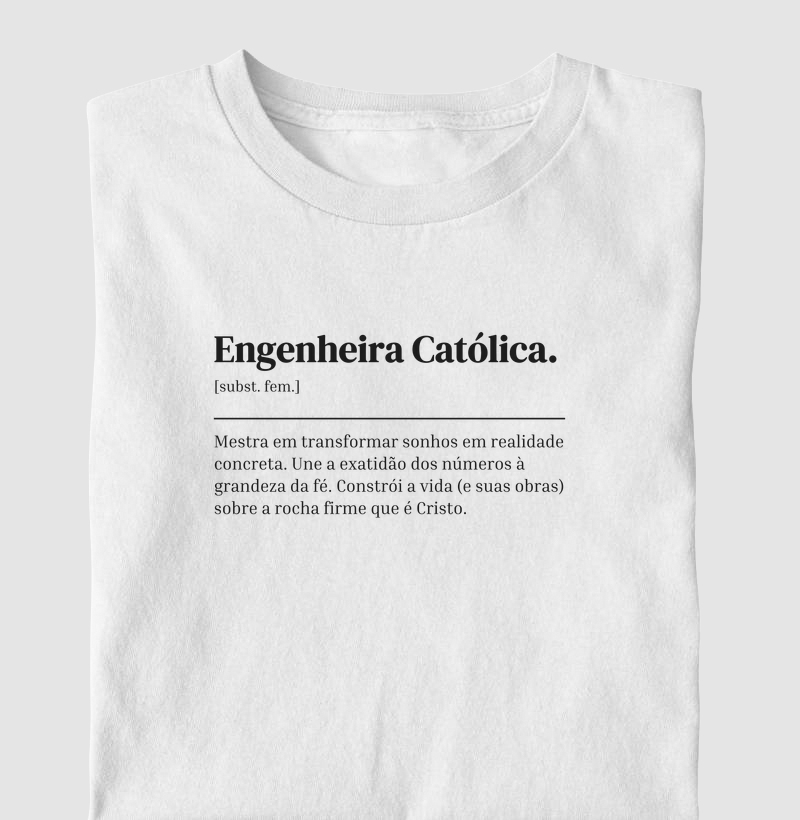 Engenheira Católica - Dicionário