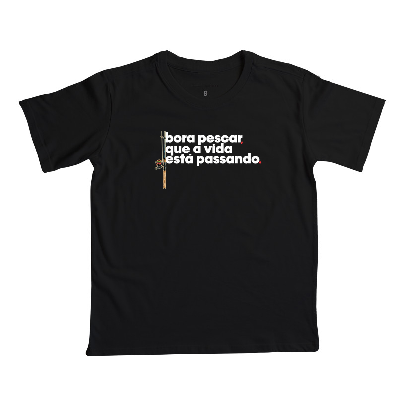 Bora Pescar! 🌅🎣  - Camiseta Infantil