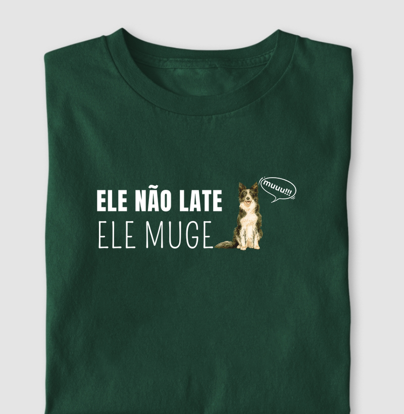 Ele não late, ele muge