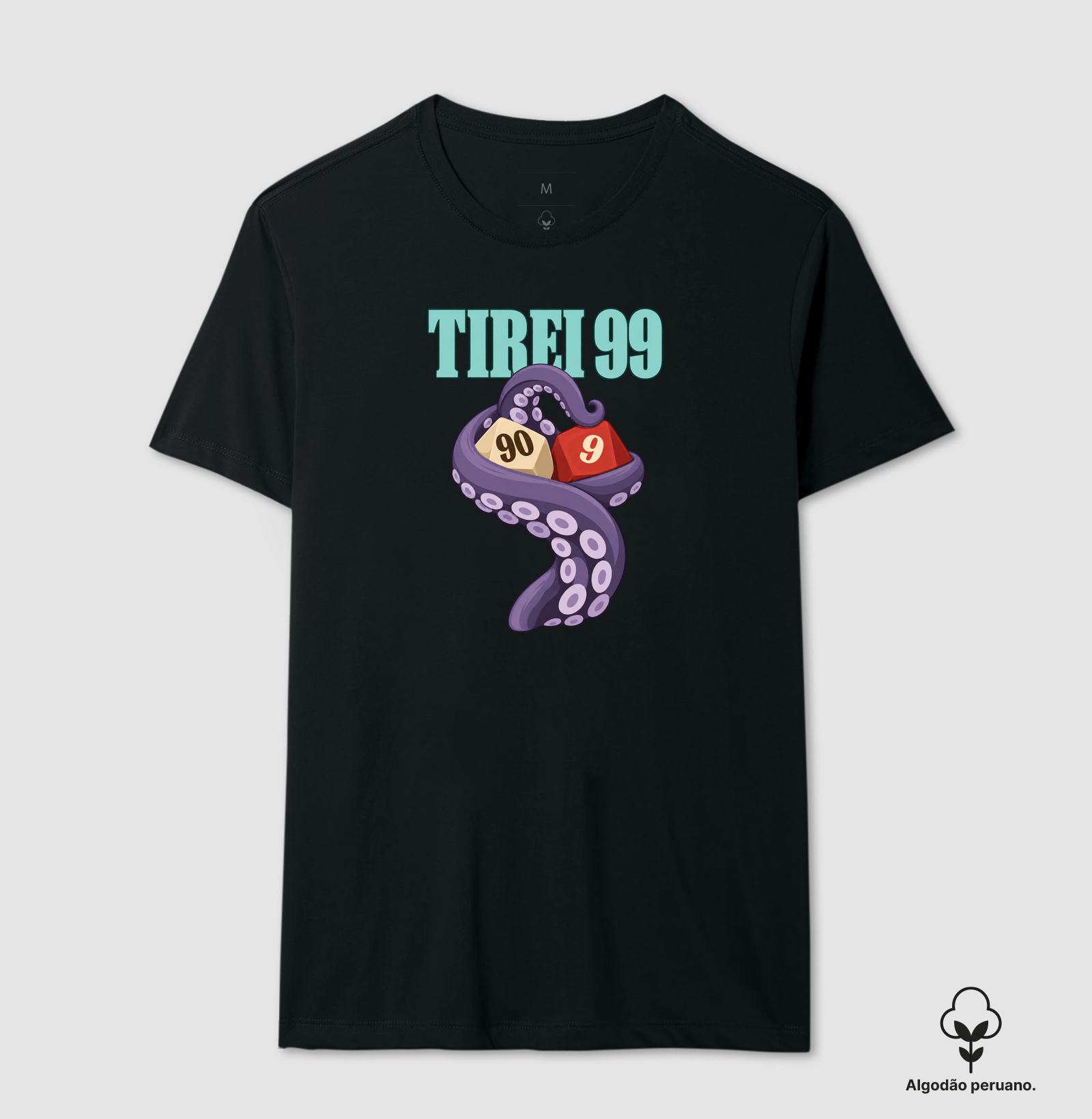 TIREI 99 - Camiseta Algodão Peruano