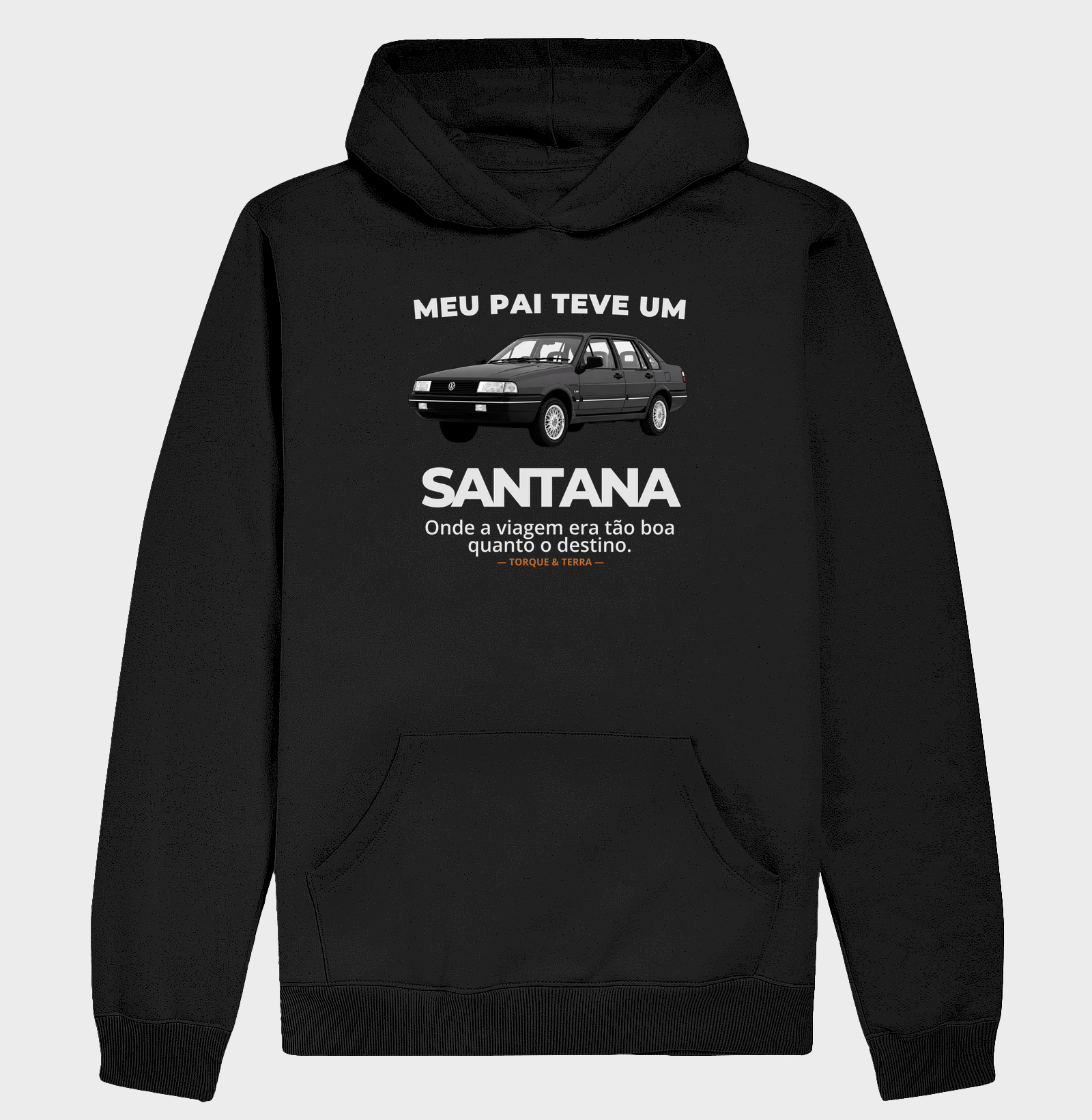 Meu pai teve um - SANTANA - cinza - Hoodie Moletom
