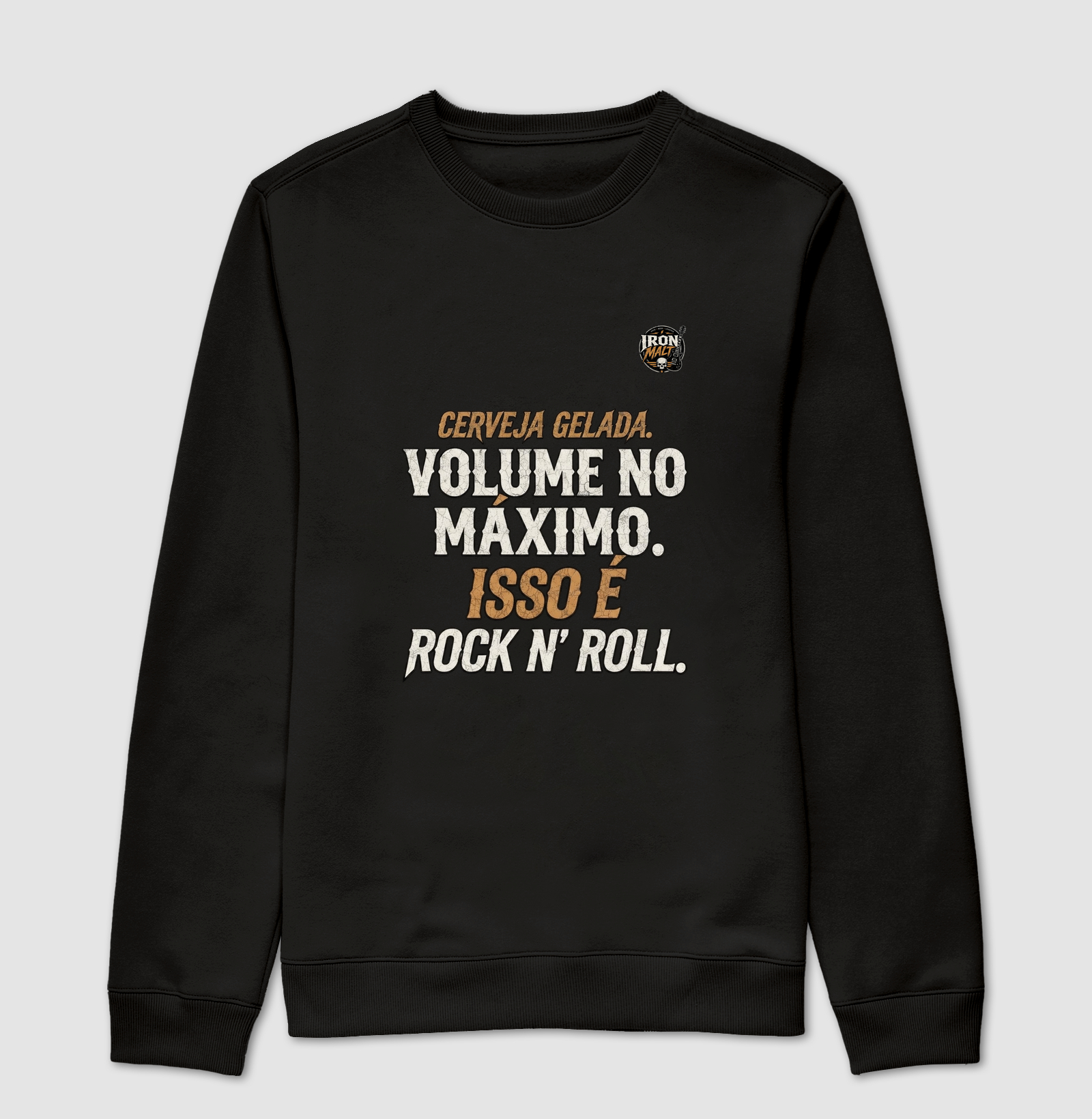 Cerveja gelada. Volume no máximo. Isso é rock n' roll