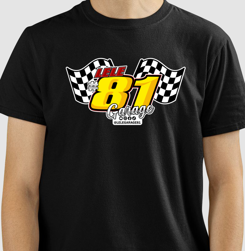 Camiseta Lele Garage #1 Checkered Flag