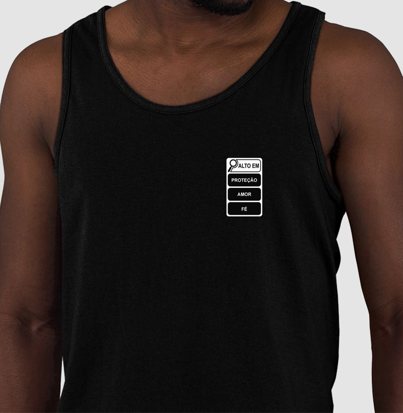 Camiseta Umbanda - Alto em Proteção, Amor e Fé