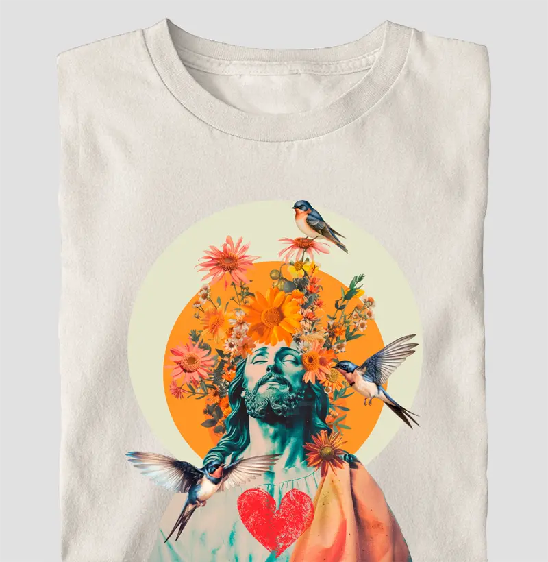 Colagens - Jesus & Andorinhas Oversized