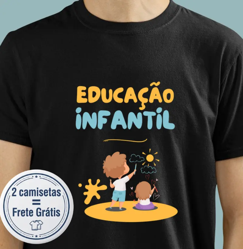 Camiseta Premium Educação Infantil 