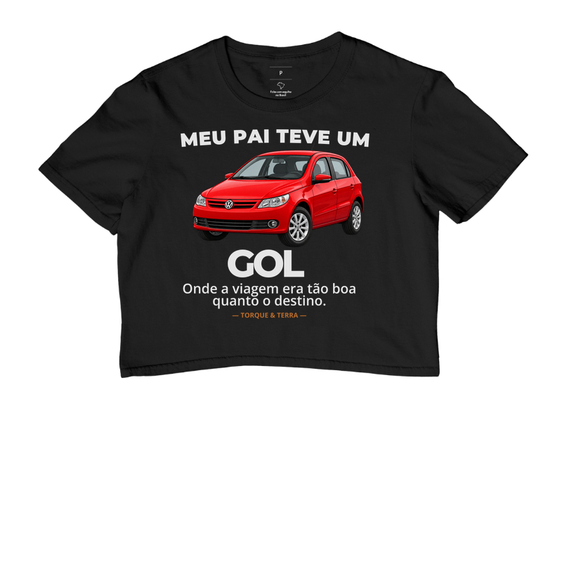 Meu pai teve um - GOL - vermelho 2  - Cropped