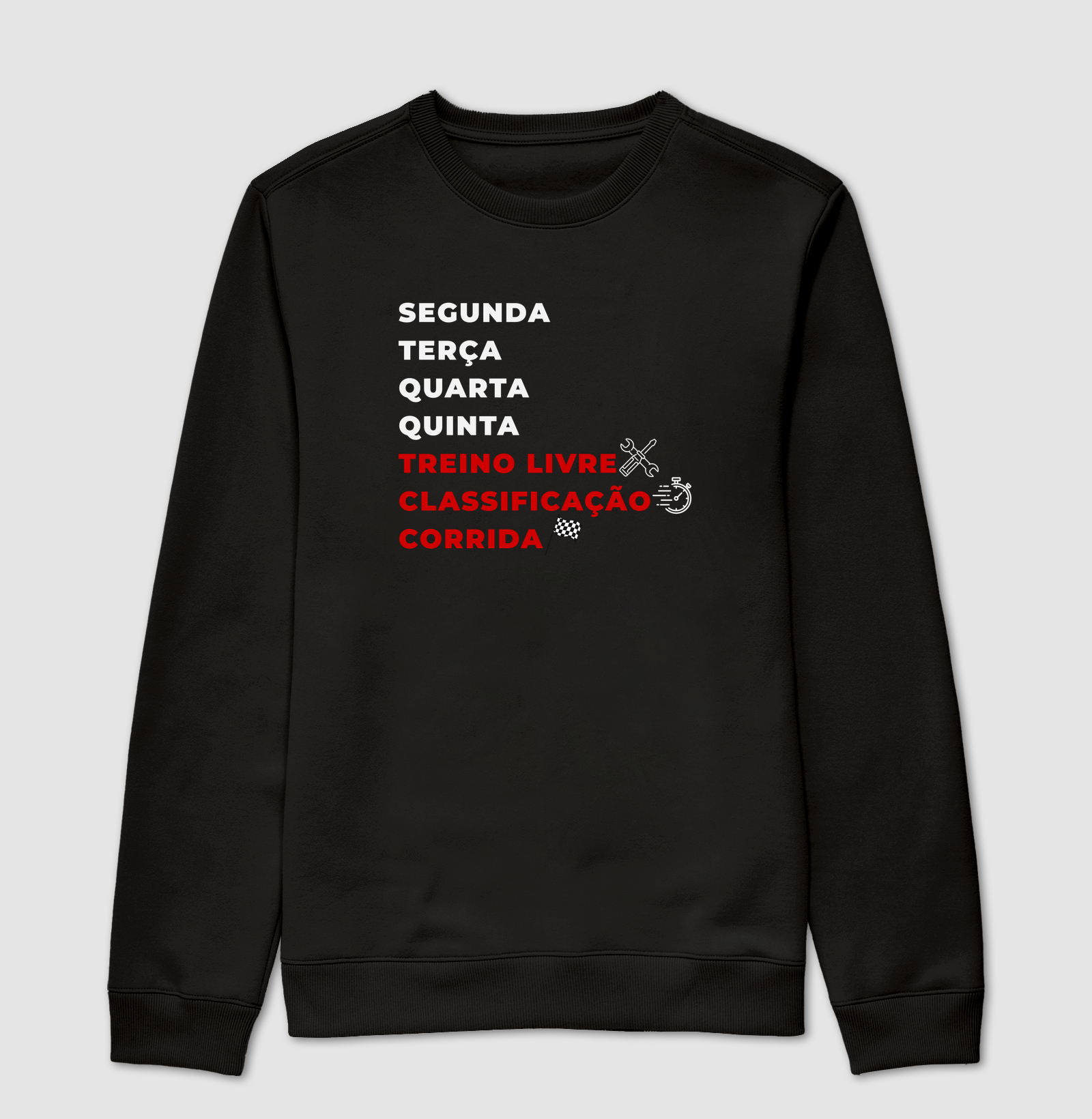Agenda do Sofredor - Suéter Moletom