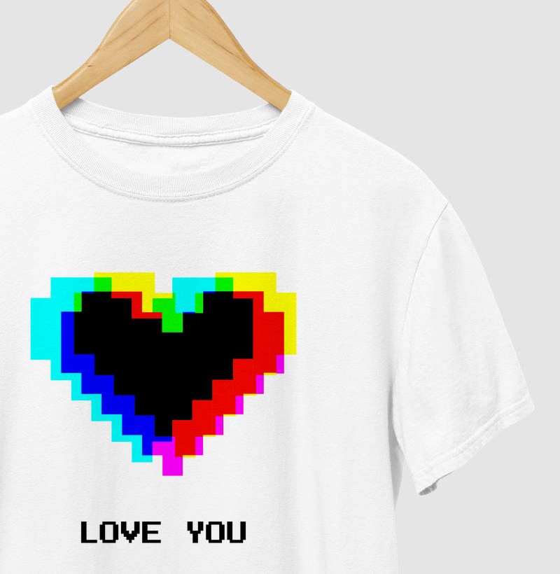 LOVE YOU – PIXEL HEART