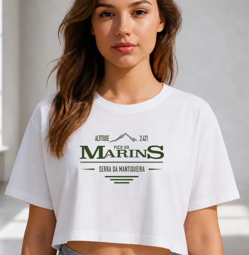 Camiseta Cropped Clássicos do Brasil | Pico do Marins