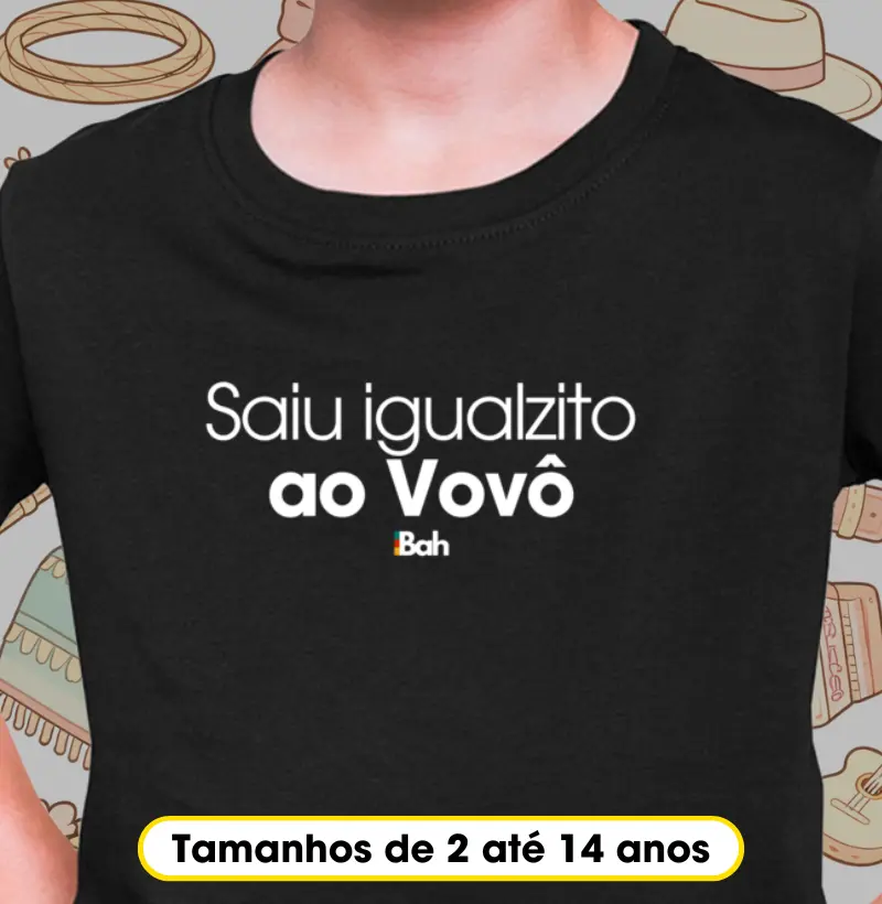 Saiu igualzito ao Vovô