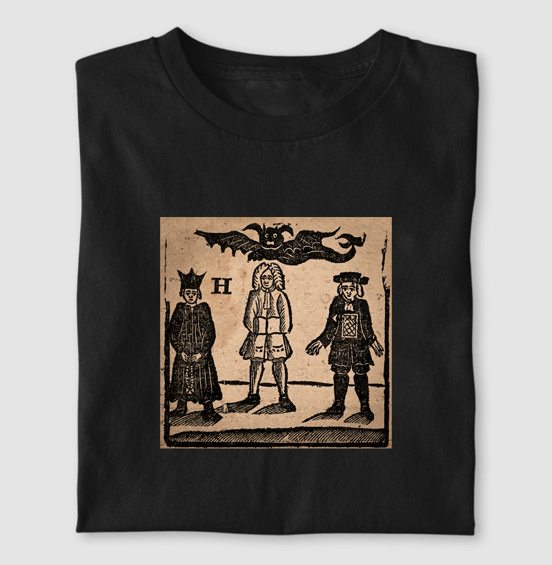 Camiseta Bruxaria — Robert Hunt, 1720