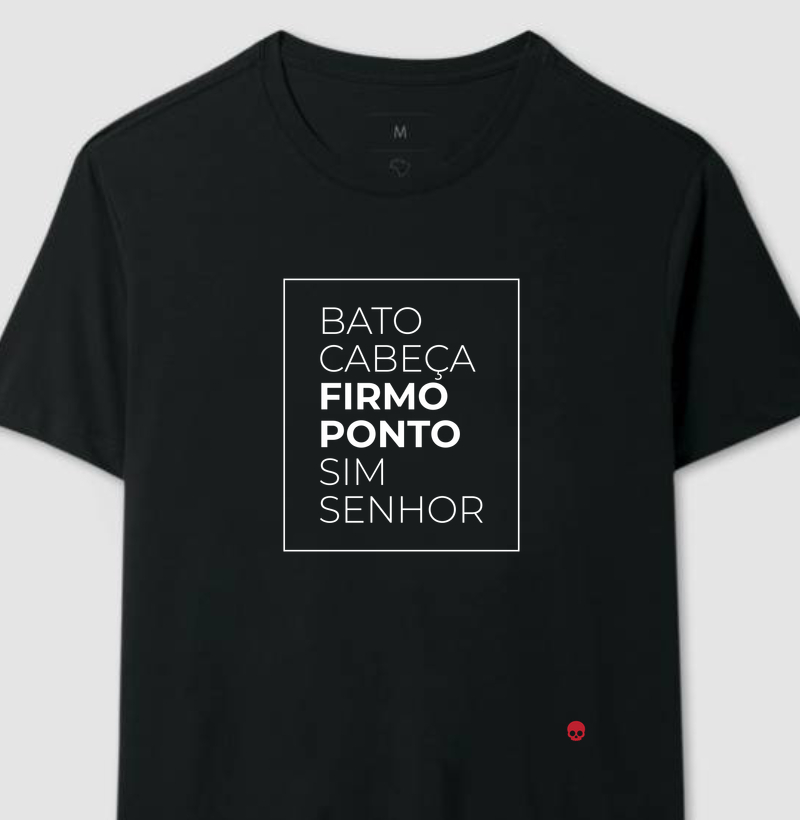 Camiseta Umbanda Bato Cabeça firmo ponto