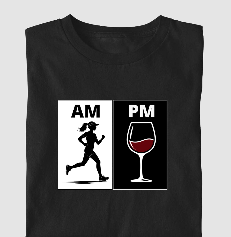 Camiseta Corrida - Corredora AM, Vinho PM
