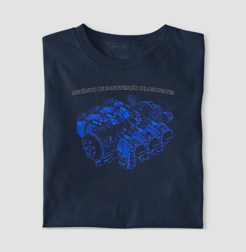 Camiseta Mecânico de Manutenção de Aeronaves