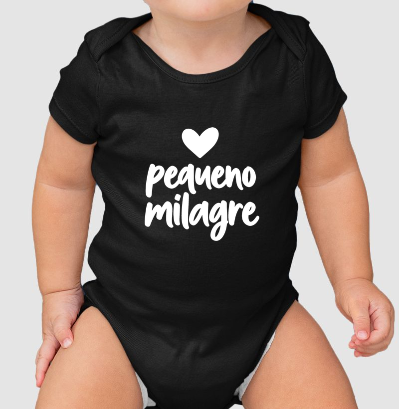 Pequeno milagre ♥ - Body Infantil