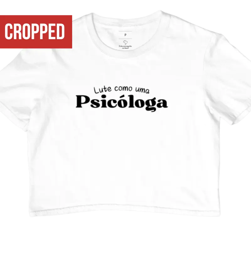 Cropped Lute como uma psicóloga