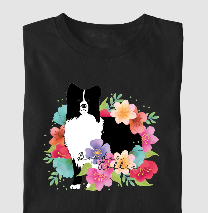 Border Collie Floral